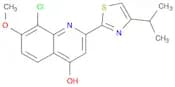 8-Chloro-2-(4-isopropylthiazol-2-yl)-7-methoxyquinolin-4-ol