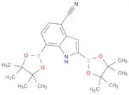 1H-Indole-4-carbonitrile,2,7-bis(4,4,5,5-tetramethyl-1,3,2-dioxaborolan-2-yl)-