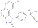 Benzeneacetonitrile, 4-​(8-​bromo-​2,​3-​dihydro-​2-​oxo-​1H-​imidazo[4,​5-​c]​quinolin-​1-​yl)​-​…