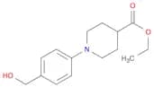 Ethyl 1-(4-(hydroxymethyl)phenyl)piperidine-4-carboxylate
