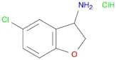 5-Chloro-2,3-dihydro-benzofuran-3-ylamine, HCl