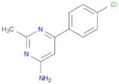 6-(4-chlorophenyl)-2-methylpyrimidin-4-amine
