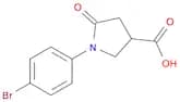 1-(4-Bromophenyl)-5-oxopyrrolidine-3-carboxylic acid