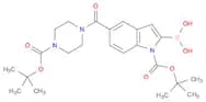 2-BORONO-5-[[4-[(1,1-DIMETHYLETHOXY)CARBONYL]-(PIPERAZIN-1-YL)]CARBONYL]-1H-INDOLE-1-CARBOXYLIC AC…
