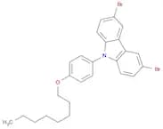9H-Carbazole, 3,6-dibromo-9-[4-(octyloxy)phenyl]-