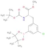 (S)-METHYL 2-(BOC-AMINO)-3-(3-CHLORO-5-(4,4,5,5-TETRAMETHYL-1,3,2-DIOXABOROLAN-2-YL)PHENYL)PROPANO…
