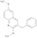 Quinoline, 2,6-dimethoxy-3-(phenylmethyl)-