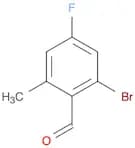 2-Bromo-4-fluoro-6-methylbenzaldehyde
