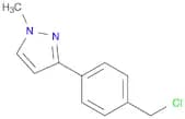 3-[4-(CHLOROMETHYL)PHENYL]-1-METHYL-1H-PYRAZOLE