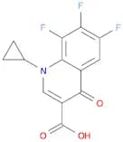 1-Cyclopropyl-6,7,8-trifluoro-4-oxo-1,4-dihydroquinoline-3-carboxylic acid