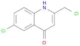 6-chloro-2-(chloromethyl)-4(1H)-quinolinone
