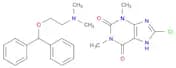 2-(Diphenylmethoxy)-N,N-dimethylethylamine 8-chlorotheophyllinate