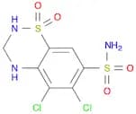 5,6-Dichloro-3,4-dihydro-2H-1,2,4-benzothiadiazine-7-sulfonamide 1,1-dioxide