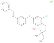 2-amino-2-[2-(4-{[3-(benzyloxy)phenyl]sulfanyl}-2-chlorophenyl)ethyl]propane-1,3-diol hydrochloride