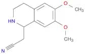 (6,7-Dimethoxy-1,2,3,4-tetrahydroisoquinolin-1-yl)acetonitrile