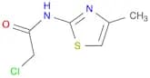 2-chloro-N-(4-methyl-1,3-thiazol-2-yl)acetamide