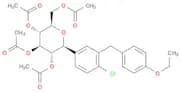 (2R,3R,4R,5S,6S)-2-(Acetoxymethyl)-6-(4-chloro-3-(4-ethoxybenzyl)phenyl)tetrahydro-2H-pyran-3,4,5-…