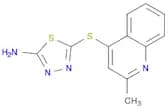 1,3,4-Thiadiazol-2-amine,5-[(2-methyl-4-quinolinyl)thio]-