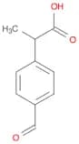 Benzeneacetic acid,4-formyl-a-methyl-