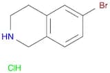 Isoquinoline, 6-​bromo-​1,​2,​3,​4-​tetrahydro-​, hydrochloride (1:1)