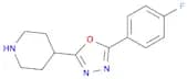 4-[5-(4-Fluorophenyl)1,3,4-oxadiazol-2-yl]piperidine