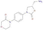 3-Morpholinone, 4-[4-[(5S)-5-(aminomethyl)-2-oxo-3-oxazolidinyl]phenyl]-