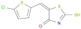 (5E)-5-[(5-chloro-2-thienyl)methylene]-2-mercapto-1,3-thiazol-4(5H)-one