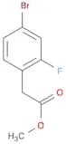 methyl 2-(4-bromo-2-fluorophenyl)acetate
