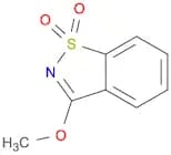 1,2-Benzisothiazole, 3-methoxy-, 1,1-dioxide