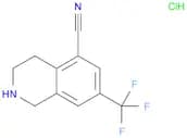 7-(TrifluoroMethyl)-1,2,3,4-tetrahydro-isoquinolin-5-carbonitrile HCl