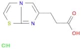 3-(Imidazo[2,1-b]thiazol-6-yl)propanoic acid hcl