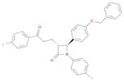 (3R,4S)-4-(4-(Benzyloxy)phenyl)-1-(4-fluorophenyl)-3-(3-(4-fluorophenyl)-3-oxopropyl)azetidin-2-one