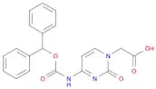 2-(4-(((Benzhydryloxy)carbonyl)amino)-2-oxopyrimidin-1(2H)-yl)acetic acid