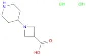 1-(Piperidin-4-yl)azetidine-3-carboxylic acid dihydrochloride