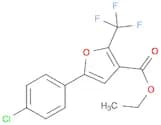 Ethyl 5-(4-chlorophenyl)-2-(trifluoromethyl)furan-3-carboxylate
