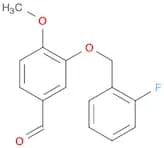 3-[(2-fluorobenzyl)oxy]-4-methoxybenzaldehyde