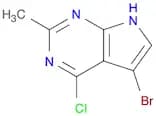 5-Bromo-4-chloro-2-methyl-7H-pyrrolo[2,3-d]pyrimidine