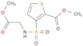 Methyl 3-(N-(2-methoxy-2-oxoethyl)sulfamoyl)thiophene-2-carboxylate