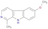 9H-​Pyrido[3,​4-​b]​indole, 6-​methoxy-​1-​methyl-