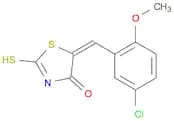 (5E)-5-(5-Chloro-2-methoxybenzylidene)-2-mercapto-1,3-thiazol-4(5H)-one