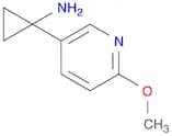 1-(6-Methoxypyridin-3-yl)cyclopropanamine