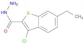 3-Chloro-6-ethyl-1-benzothiophene-2-carbohydrazide