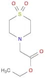 Ethyl 2-(1,1-dioxidothiomorpholino)acetate