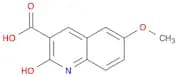 2-Hydroxy-6-methoxyquinoline-3-carboxylic acid