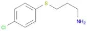 3-[(4-chlorophenyl)thio]-1-propanamine