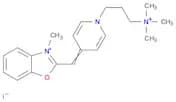 3-Methyl-2-((1-(3-(trimethylammonio)propyl)pyridin-4(1H)-ylidene)methyl)benzo[d]oxazol-3-ium iodide
