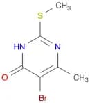 5-Bromo-6-methyl-2-(methylthio)pyrimidin-4(3H)-one