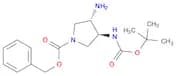 (3S,4S)-Benzyl 3-amino-4-((tert-butoxycarbonyl)amino)pyrrolidine-1-carboxylate