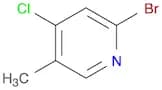 2-Bromo-4-chloro-5-methylpyridine