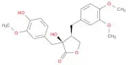 2(3H)-Furanone, 4-[(3,4-dimethoxyphenyl)methyl]dihydro-3-hydroxy-3-[(4-hydroxy-3-methoxyphenyl)met…